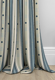 The British Stripe Co. William, Polzeath No.1 - Made to Measure Curtains